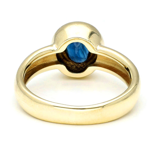 Bague 51 Bague solitaire en or 14k avec saphir 58 Facettes 859A76365F9345908216D51CB28BEAC5