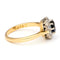 Bague 53 Bague à entourage en or jaune et blanc 18k, saphir et diamants 58 Facettes EE8563BA34EE40D6BFFF145C5731449E