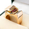 Bague 54.5 Bague tank rétro en or 14k, rubis et diamants 58 Facettes AE57BAE41CA344DDBF1C217207860792
