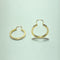 Boucles d'oreilles Boucles d'oreilles créoles en or jaune 18 carats 58 Facettes 260044