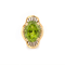 Bague 53 Bague Cocktail en or jaune 18 carats avec péridot birman 58 Facettes B390