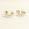 Boucles d'oreilles Boucles d'oreilles créoles en or jaune et diamants 58 Facettes OC-66300085