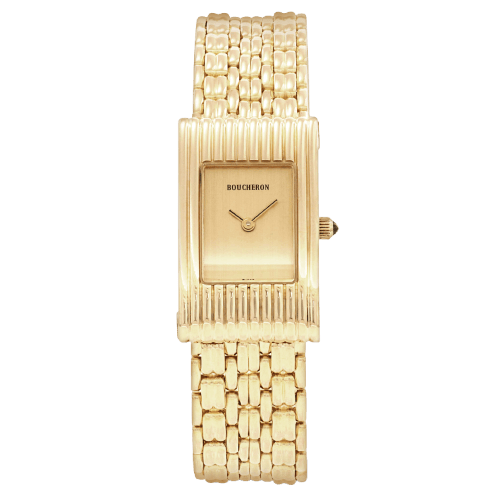 Montre Boucheron Reflet - Montre en or jaune et saphir 58 Facettes OC-68801958