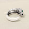 Bague 54 Cartier Panthère - Bague en or gris, émeraudes et diamants 58 Facettes 61E00495