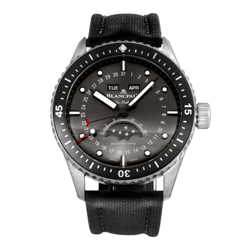 Montre Blancpain Fifty Fathoms Bathyscaphe - Montre automatique en acier 58 Facettes OC-68801937