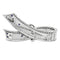White Gold Brooch, Sapphires and Diamonds 