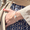 Bracelet Van Cleef & Arpels Alhambra - Bracelet en or blanc et nacre 58 Facettes OC-62000270