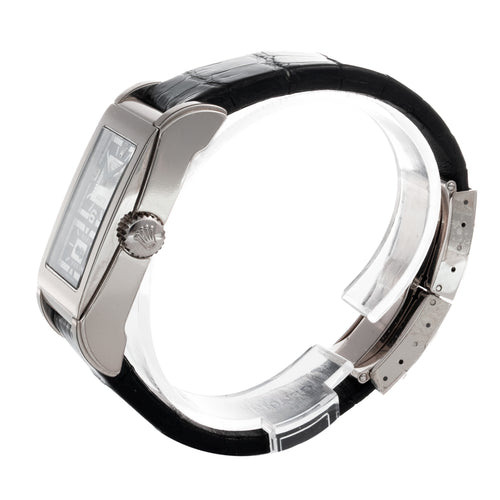Montre Rolex Cellini Prince - Montre rectangulaire en or blanc 58 Facettes 68801834