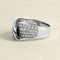 Bague 58 Bague en or gris 750 et diamants 58 Facettes 61E00491