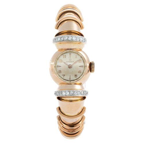 Montre OMEGA - Montre vintage en or rose 750/1000 58 Facettes 68801794
