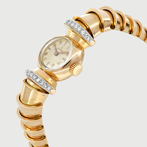 Montre OMEGA - Montre vintage en or rose 750/1000 58 Facettes 68801794