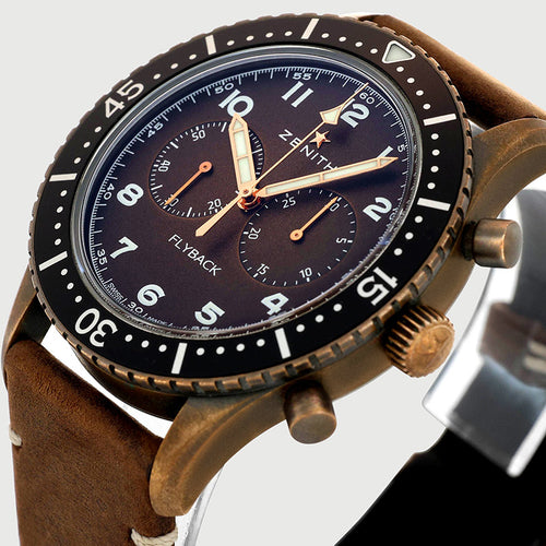 Montre Zenith Pilot - Montre Chrono Tipo CP-2 Flyback 58 Facettes 68801550