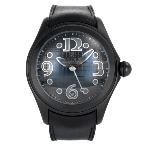Montre Corum Bubble - Montre automatique noire en acier PVD 58 Facettes 68801803
