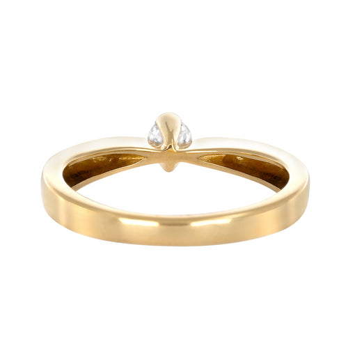 Bague 54 Solitaire - Bague en or jaune et diamant 58 Facettes 61000003