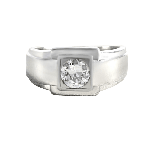 Anello platino e Diamant 
