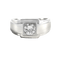 Bague 54 Bague alliance en platine et diamant 58 Facettes 61000373
