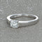 Bague 53 Solitaire - Bague en or blanc et diamants 58 Facettes 61000368