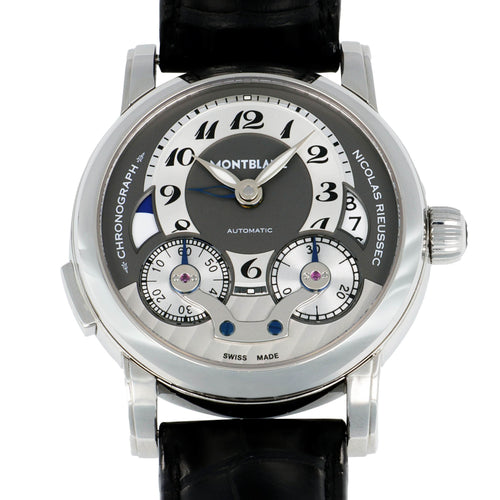 Montre Montblanc Nicolas Rieussec - Montre Chronograph GMT en acier 58 Facettes 68801589