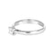 Bague 49 Solitaire - Bague en or gris et diamants 58 Facettes 61000263