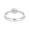 Bague 49 Solitaire - Bague en or gris et diamants 58 Facettes 61000263