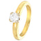 Bague 50 Solitaire - Bague en or jaune et diamant 58 Facettes 61000358
