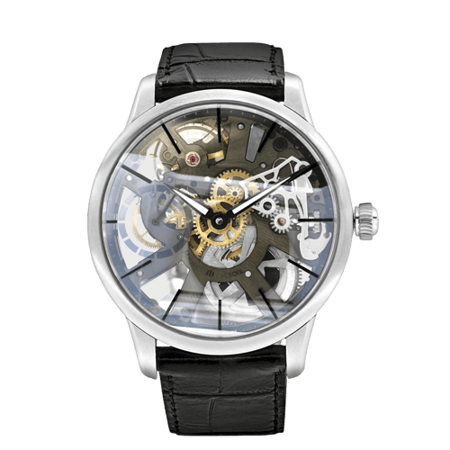 Montre Maurice Lacroix Masterpiece Squelette - Montre en acier 58 Facettes 68801054