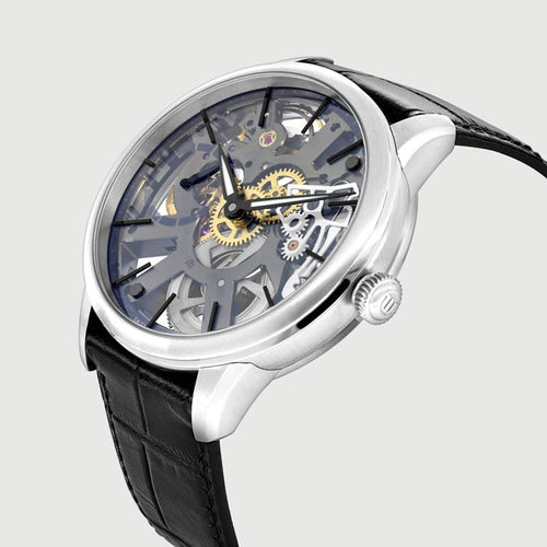 Montre Maurice Lacroix Masterpiece - Montre squelette manuelle en acier 43 mm 58 Facettes 68801054