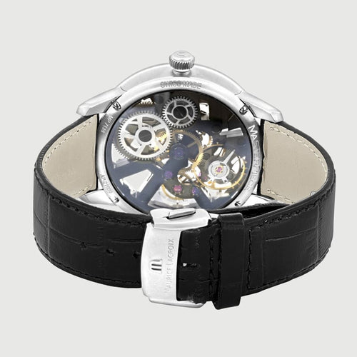 Montre Maurice Lacroix Masterpiece - Montre squelette manuelle en acier 43 mm 58 Facettes 68801054