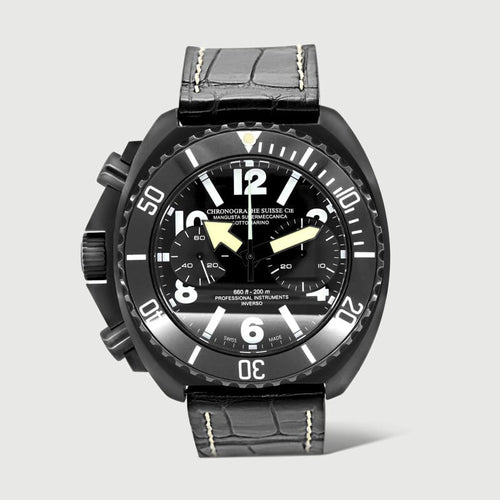 Montre Mangusta - Montre chronographe Supermeccanica Sottomarino gaucher 48 mm 58 Facettes 68800198