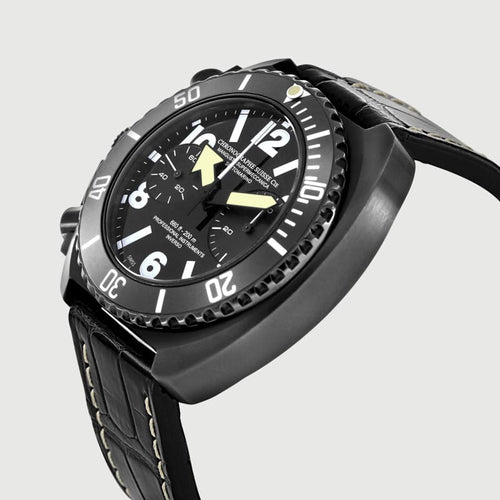 Montre Mangusta - Montre chronographe Supermeccanica Sottomarino gaucher 48 mm 58 Facettes 68800198