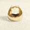Bague 53 Chevalière Écu - Bague en or jaune et citrine 58 Facettes 61G00079