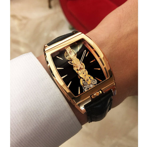 Montre Corum Golden Bridge - Montre manuelle Classic en or rose 58 Facettes OC-68801998