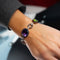Bracelet Bracelet articulé en or gris 750 avec diamants, améthystes et citrines 58 Facettes 62500010
