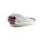 Bague 53 Bague en or blanc, rubis et diamants 58 Facettes 61200005