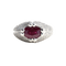 Bague 53 Bague en or blanc, rubis et diamants 58 Facettes 61200005