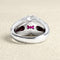 Bague 53 Bague en or blanc, rubis et diamants 58 Facettes 61200005