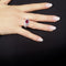 Bague 53 Bague en or blanc, rubis et diamants 58 Facettes 61200005