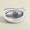 Bague 54 Bague de cocktail - Or gris 18 carats et diamants 58 Facettes 61E00276