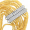 Collier Repossi - Collier en or blanc, saphirs jaunes et diamants 58 Facettes 63700104