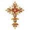 Geelgouden hanger met gele saffieren
