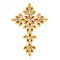 Pendentif Pendentif en or jaune, topaze, citrine et quartz 58 Facettes 64700125
