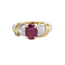 Bague 51 Bague en or jaune avec rubis et diamants 58 Facettes 61600002