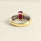 Bague 51 Bague en or jaune, rubis et diamants 58 Facettes 61600002