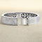 Bracelet 16 Waskoll - Bracelet jonc rigide en or gris 750 et diamants 58 Facettes 62800066
