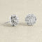 Boucles d'oreilles Boucles d'oreilles en or gris et diamants 58 Facettes 66000128