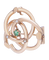 Broche Trilogie - Broche en or rose péridot et perles 58 Facettes BO210340/TRILOGIE