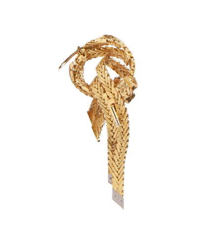 Broche Broche nœud en or jaune et blanc 18K et diamants 58 Facettes BO230045/BROCHEENNŒUD