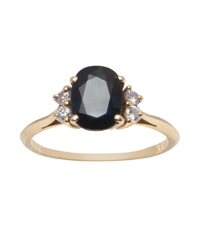Bague 50 Splendeur - Bague épaulée en or jaune, saphir et diamants 58 Facettes BO230072/SPLENDEUR
