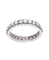Bague 56 Alliance tour complet en or blanc 18 carats, diamants 1,25 ct 58 Facettes BO220667/AllianceTourComplet