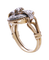 Bague 53 Allégresse - Bague alliance en or jaune et blanc diamants 58 Facettes BO200089/ALLEGRESSE/PHOTO